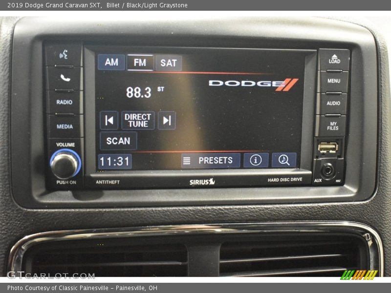 Billet / Black/Light Graystone 2019 Dodge Grand Caravan SXT