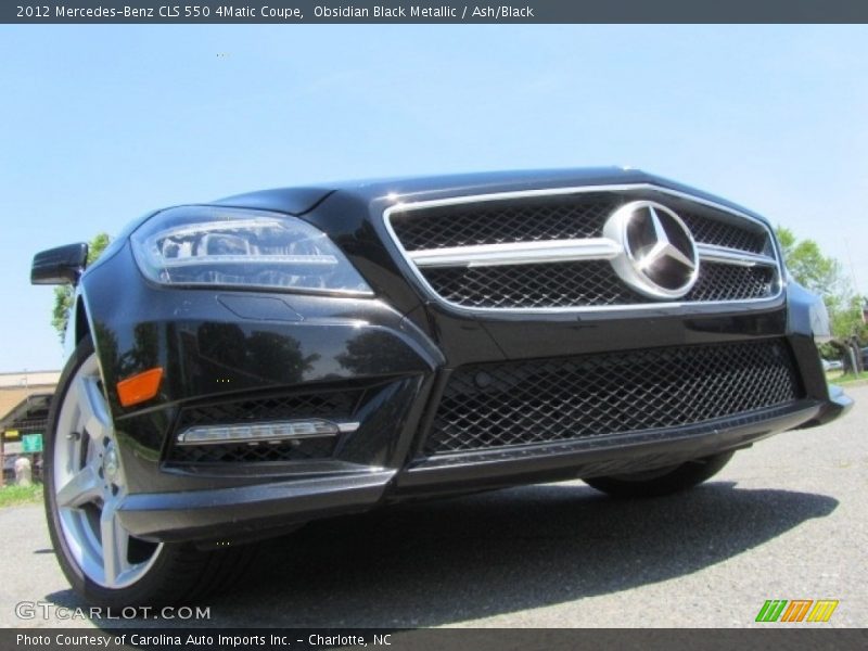Obsidian Black Metallic / Ash/Black 2012 Mercedes-Benz CLS 550 4Matic Coupe