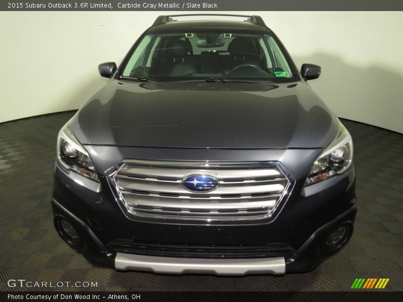 Carbide Gray Metallic / Slate Black 2015 Subaru Outback 3.6R Limited