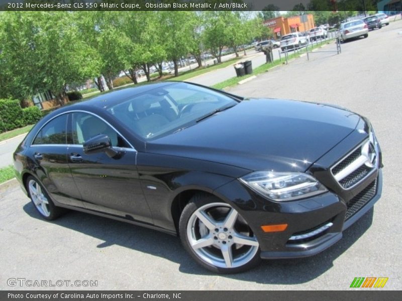 Obsidian Black Metallic / Ash/Black 2012 Mercedes-Benz CLS 550 4Matic Coupe