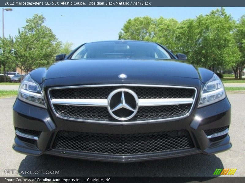 Obsidian Black Metallic / Ash/Black 2012 Mercedes-Benz CLS 550 4Matic Coupe