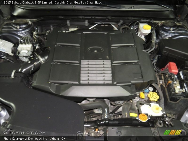 Carbide Gray Metallic / Slate Black 2015 Subaru Outback 3.6R Limited