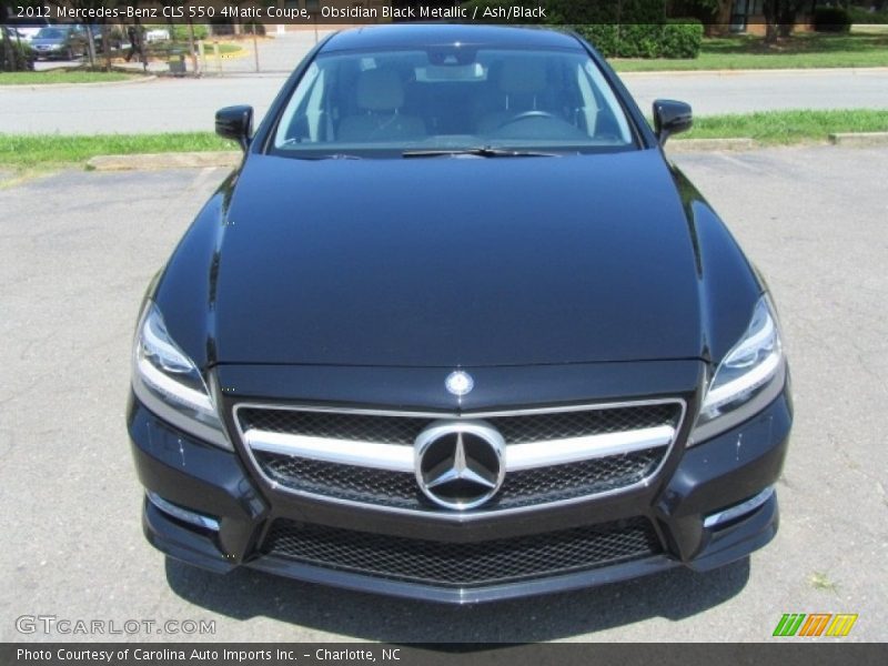 Obsidian Black Metallic / Ash/Black 2012 Mercedes-Benz CLS 550 4Matic Coupe