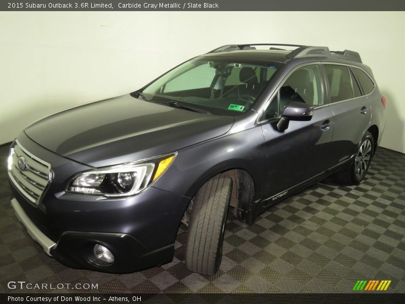 Carbide Gray Metallic / Slate Black 2015 Subaru Outback 3.6R Limited
