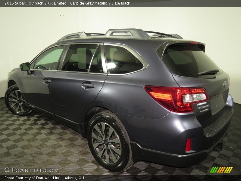 Carbide Gray Metallic / Slate Black 2015 Subaru Outback 3.6R Limited