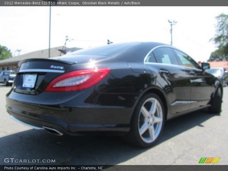 Obsidian Black Metallic / Ash/Black 2012 Mercedes-Benz CLS 550 4Matic Coupe