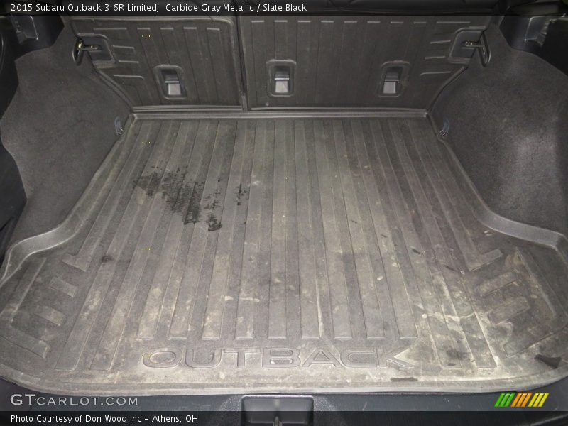 Carbide Gray Metallic / Slate Black 2015 Subaru Outback 3.6R Limited