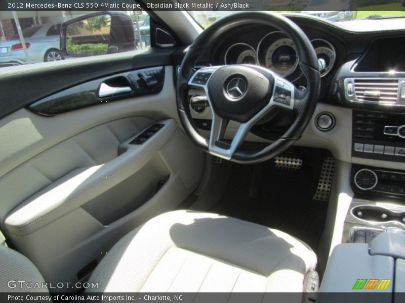 Obsidian Black Metallic / Ash/Black 2012 Mercedes-Benz CLS 550 4Matic Coupe