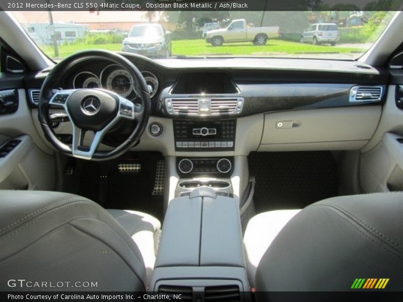 Obsidian Black Metallic / Ash/Black 2012 Mercedes-Benz CLS 550 4Matic Coupe