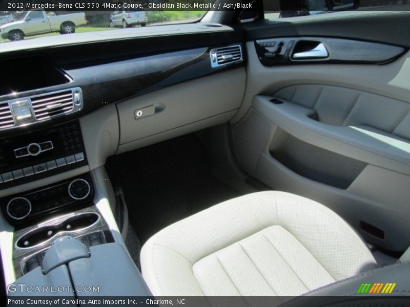 Obsidian Black Metallic / Ash/Black 2012 Mercedes-Benz CLS 550 4Matic Coupe