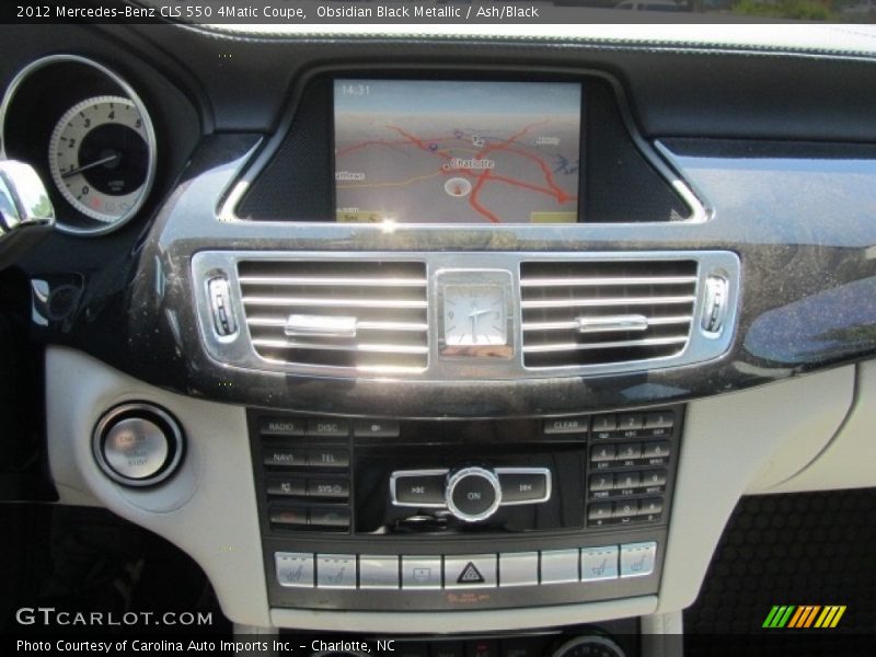 Obsidian Black Metallic / Ash/Black 2012 Mercedes-Benz CLS 550 4Matic Coupe