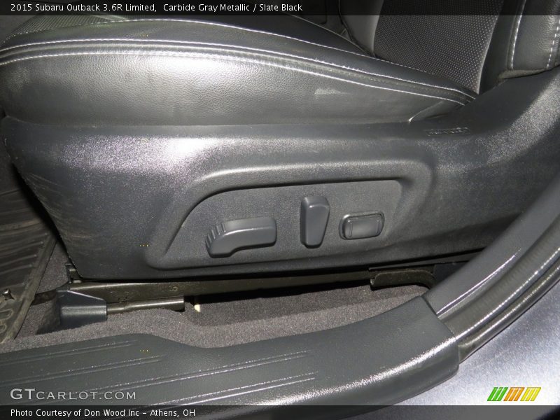 Carbide Gray Metallic / Slate Black 2015 Subaru Outback 3.6R Limited
