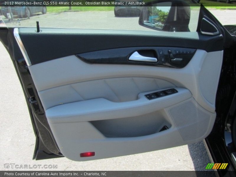 Obsidian Black Metallic / Ash/Black 2012 Mercedes-Benz CLS 550 4Matic Coupe