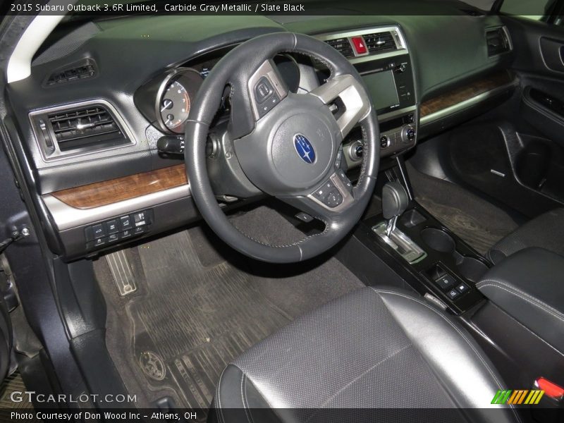 Carbide Gray Metallic / Slate Black 2015 Subaru Outback 3.6R Limited