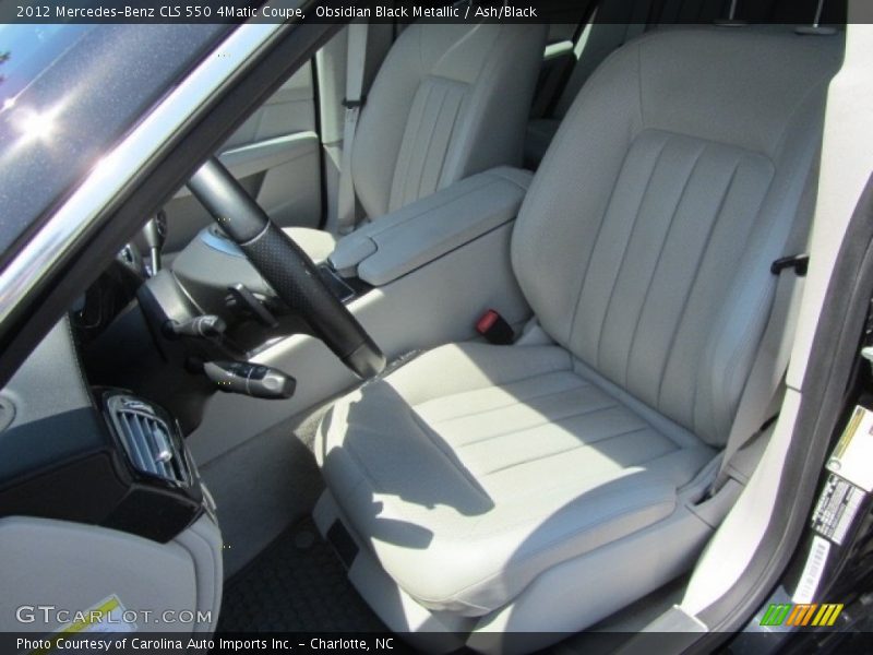 Obsidian Black Metallic / Ash/Black 2012 Mercedes-Benz CLS 550 4Matic Coupe