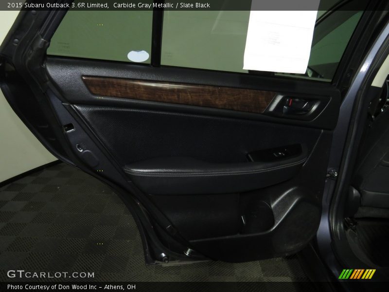 Carbide Gray Metallic / Slate Black 2015 Subaru Outback 3.6R Limited