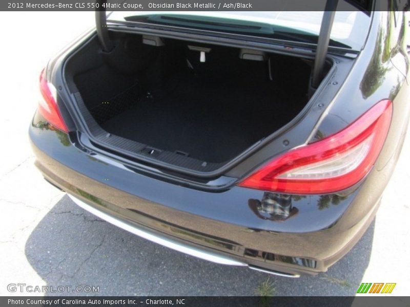 Obsidian Black Metallic / Ash/Black 2012 Mercedes-Benz CLS 550 4Matic Coupe