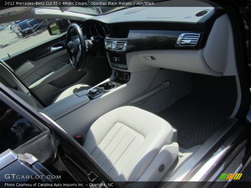 Obsidian Black Metallic / Ash/Black 2012 Mercedes-Benz CLS 550 4Matic Coupe