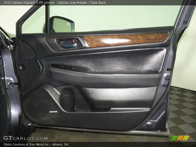 Carbide Gray Metallic / Slate Black 2015 Subaru Outback 3.6R Limited