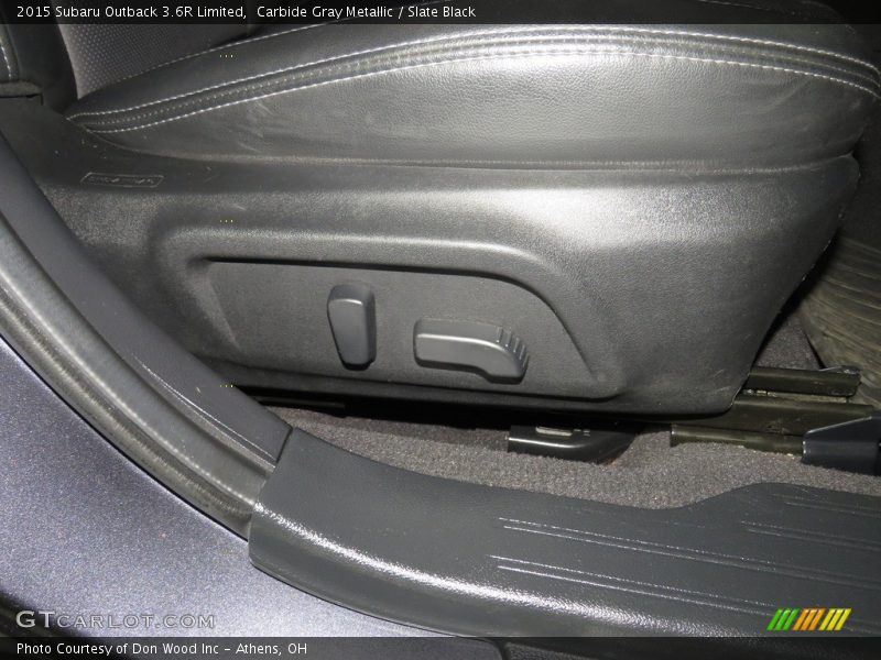 Carbide Gray Metallic / Slate Black 2015 Subaru Outback 3.6R Limited