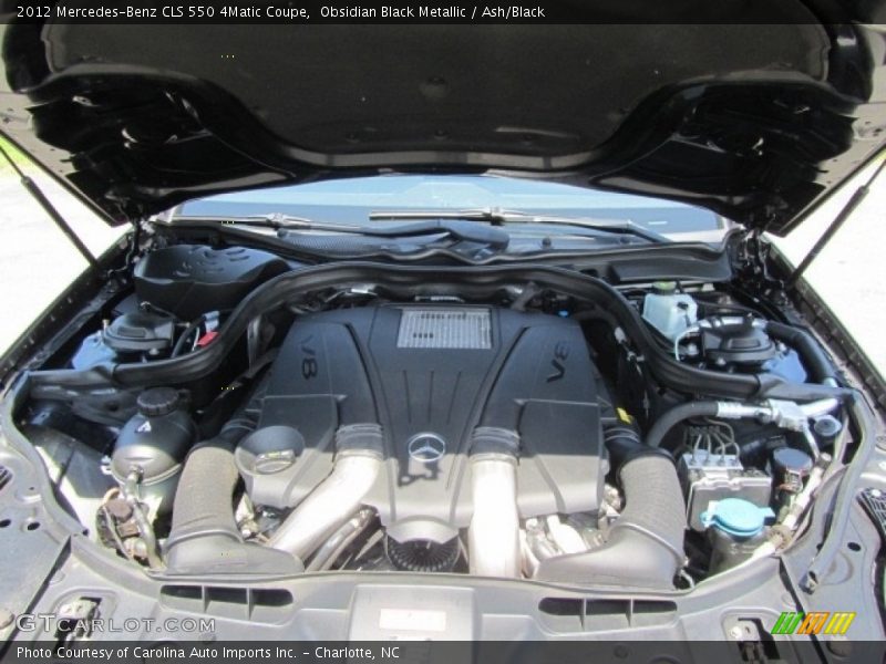 Obsidian Black Metallic / Ash/Black 2012 Mercedes-Benz CLS 550 4Matic Coupe