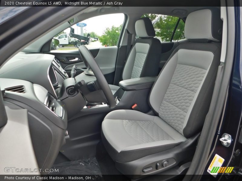 Midnight Blue Metallic / Ash Gray 2020 Chevrolet Equinox LS AWD