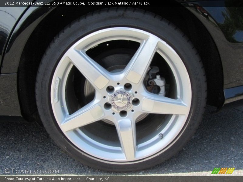 Obsidian Black Metallic / Ash/Black 2012 Mercedes-Benz CLS 550 4Matic Coupe