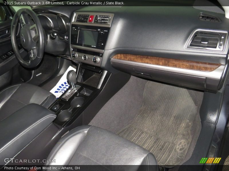Carbide Gray Metallic / Slate Black 2015 Subaru Outback 3.6R Limited