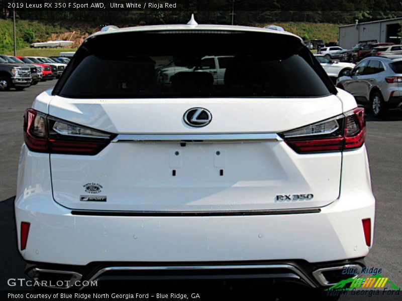 Ultra White / Rioja Red 2019 Lexus RX 350 F Sport AWD