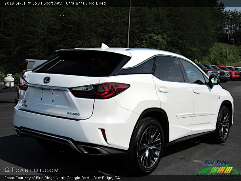 Ultra White / Rioja Red 2019 Lexus RX 350 F Sport AWD
