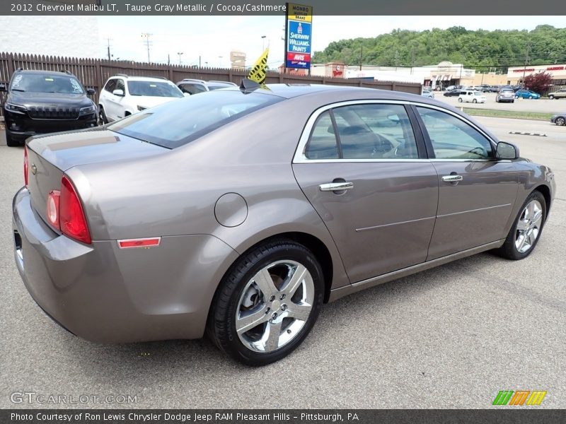 Taupe Gray Metallic / Cocoa/Cashmere 2012 Chevrolet Malibu LT