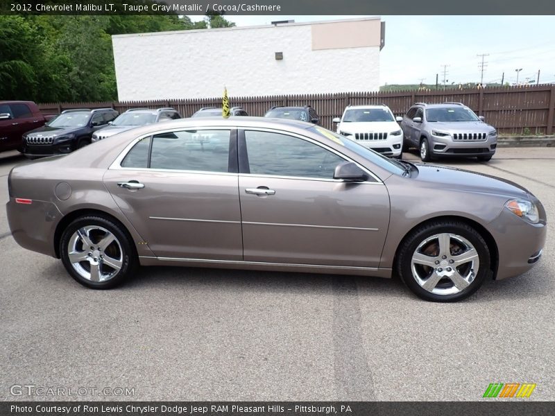 Taupe Gray Metallic / Cocoa/Cashmere 2012 Chevrolet Malibu LT