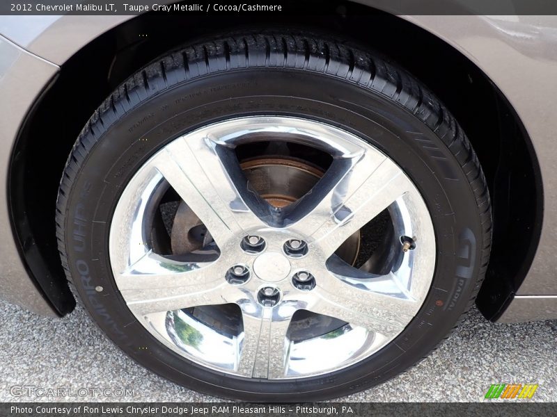 Taupe Gray Metallic / Cocoa/Cashmere 2012 Chevrolet Malibu LT