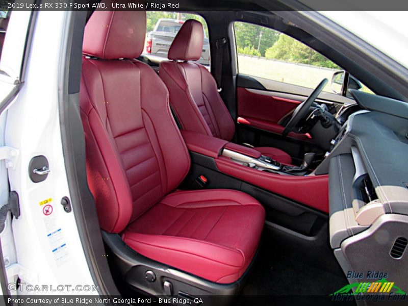 Ultra White / Rioja Red 2019 Lexus RX 350 F Sport AWD