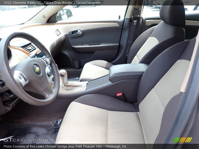 Taupe Gray Metallic / Cocoa/Cashmere 2012 Chevrolet Malibu LT