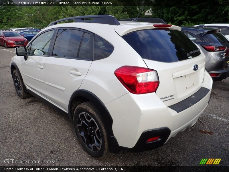 Satin White Pearl / Ivory 2014 Subaru XV Crosstrek 2.0i Limited