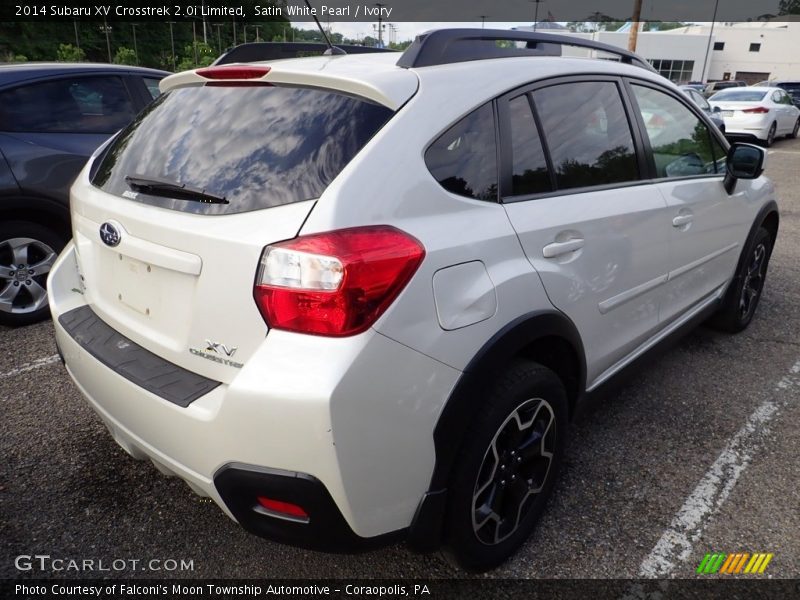 Satin White Pearl / Ivory 2014 Subaru XV Crosstrek 2.0i Limited