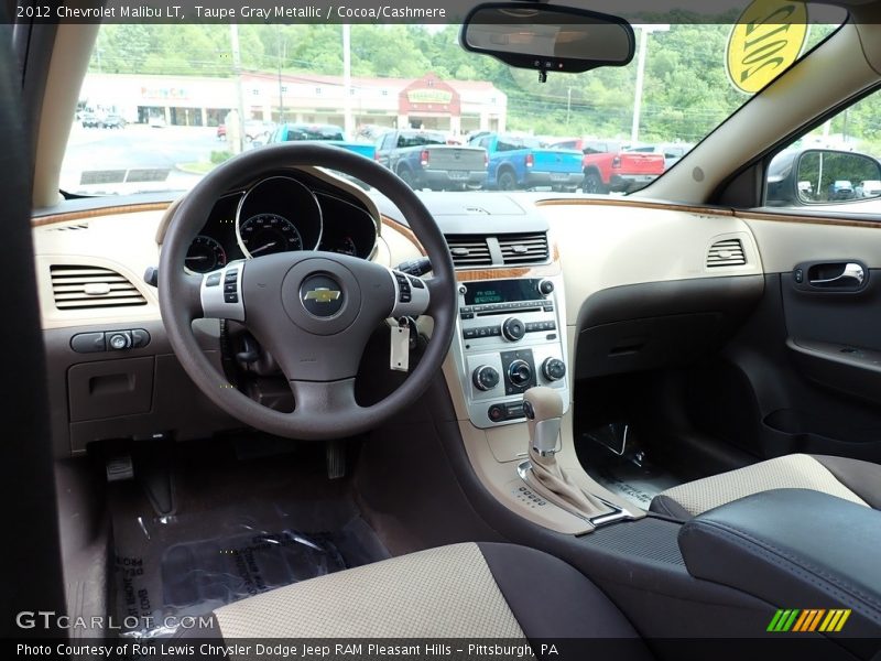 Taupe Gray Metallic / Cocoa/Cashmere 2012 Chevrolet Malibu LT