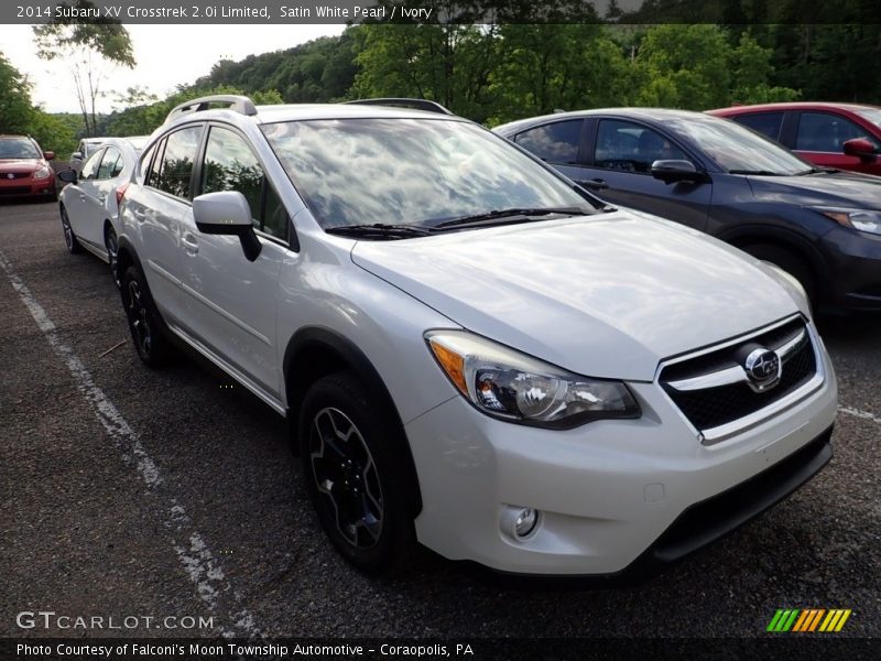 Satin White Pearl / Ivory 2014 Subaru XV Crosstrek 2.0i Limited