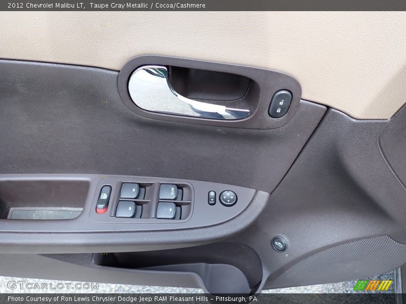 Taupe Gray Metallic / Cocoa/Cashmere 2012 Chevrolet Malibu LT