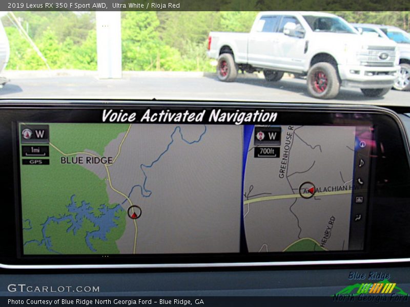 Ultra White / Rioja Red 2019 Lexus RX 350 F Sport AWD