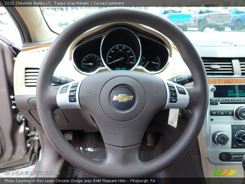 Taupe Gray Metallic / Cocoa/Cashmere 2012 Chevrolet Malibu LT
