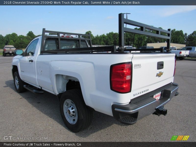 Summit White / Dark Ash/Jet Black 2018 Chevrolet Silverado 2500HD Work Truck Regular Cab