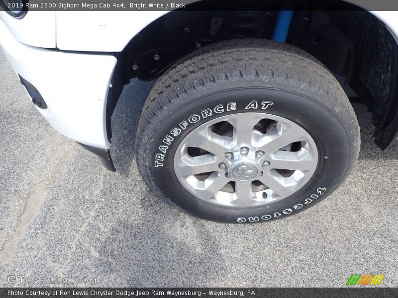 Bright White / Black 2019 Ram 2500 Bighorn Mega Cab 4x4