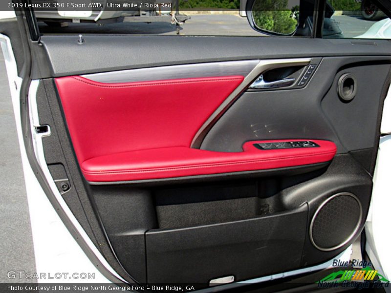 Ultra White / Rioja Red 2019 Lexus RX 350 F Sport AWD