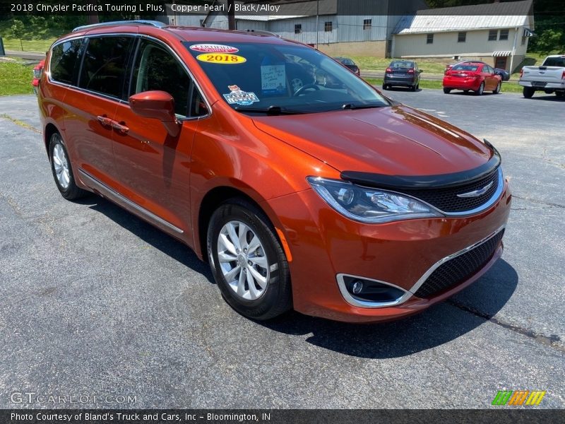 Copper Pearl / Black/Alloy 2018 Chrysler Pacifica Touring L Plus