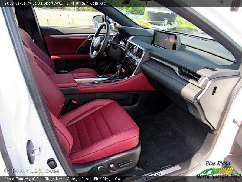 Ultra White / Rioja Red 2019 Lexus RX 350 F Sport AWD