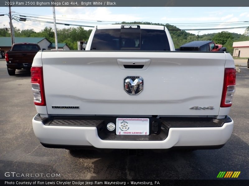 Bright White / Black 2019 Ram 2500 Bighorn Mega Cab 4x4