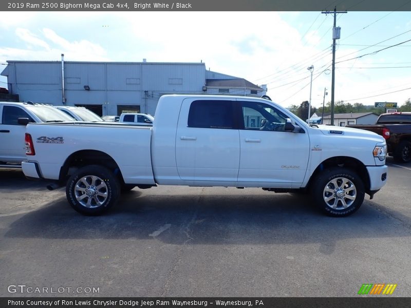 Bright White / Black 2019 Ram 2500 Bighorn Mega Cab 4x4