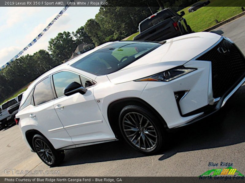 Ultra White / Rioja Red 2019 Lexus RX 350 F Sport AWD